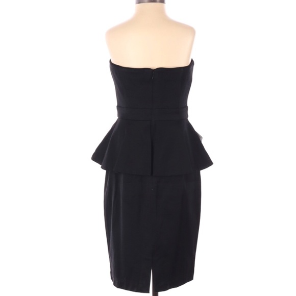 WHBM black strapless cocktail dress NWT - Picture 2 of 5